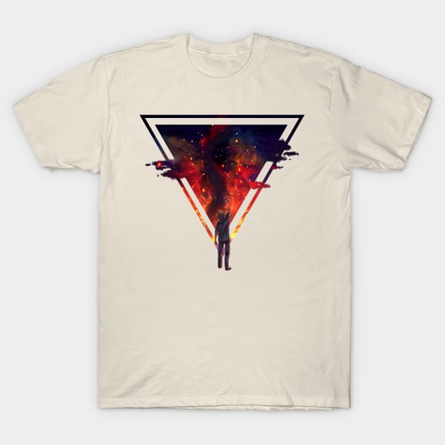 The Fire (Inverse) T-Shirt by intothefrisson